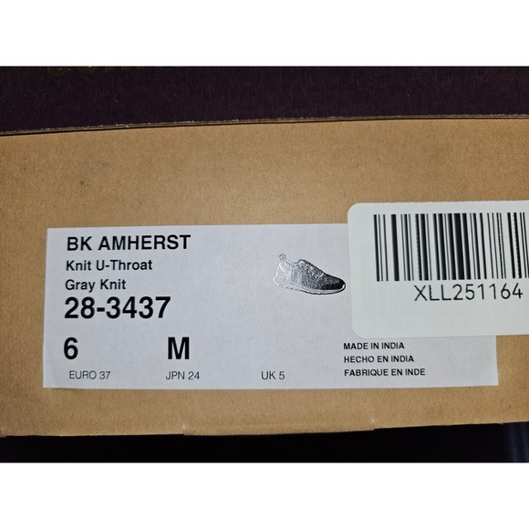 Mens 6‎ M Johnston Murphy Amherst Knit U Throat Gray Knit Size 6 NEW - Picture 8 of 8